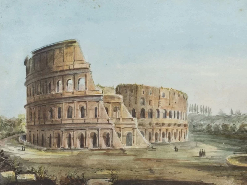 1757-Simone Pomardi - Il Colosseo